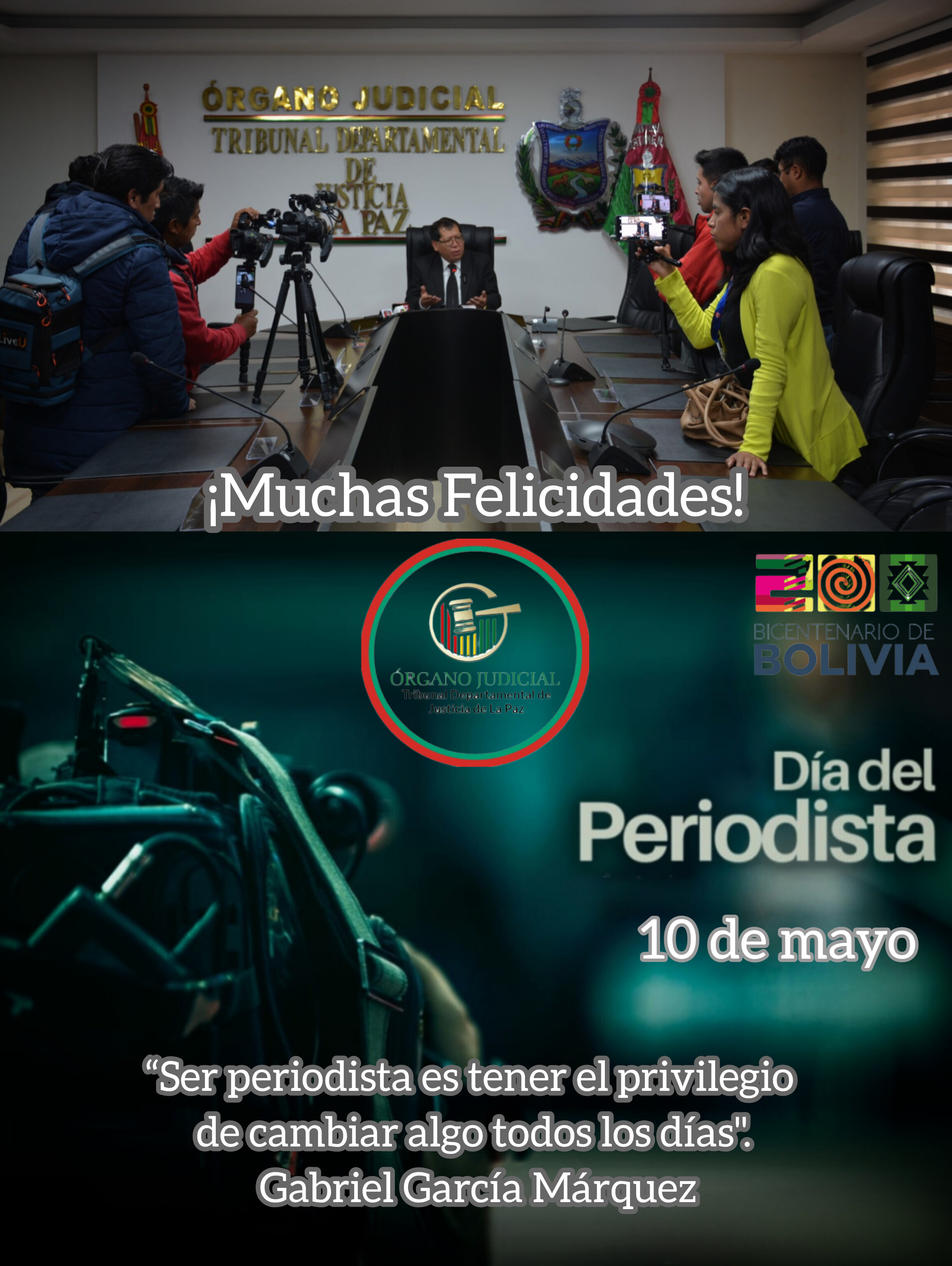 Felicitación a los Periodistas en Su Día | Tribunal Departamental de ...